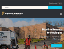Tablet Screenshot of pipelinert.com